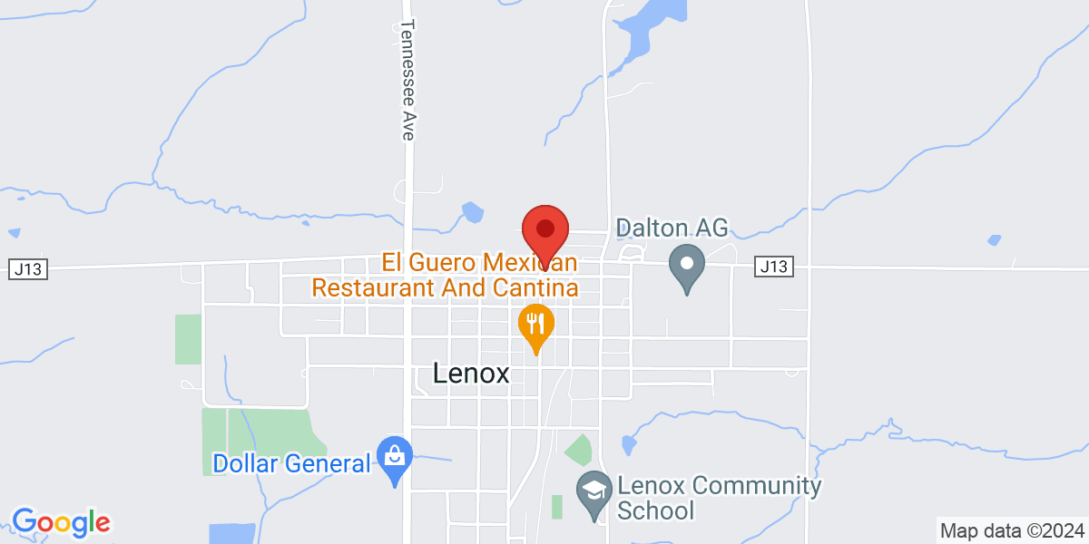 Map of Lenox Public Library